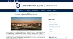 Desktop Screenshot of lakelandk12.org