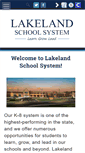 Mobile Screenshot of lakelandk12.org